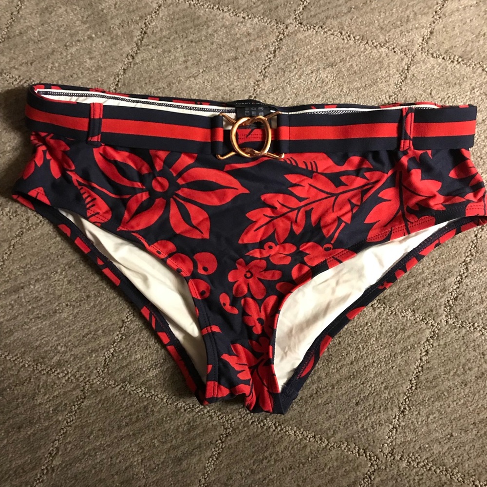 Tommy Hilfiger Belted Swim Bottom